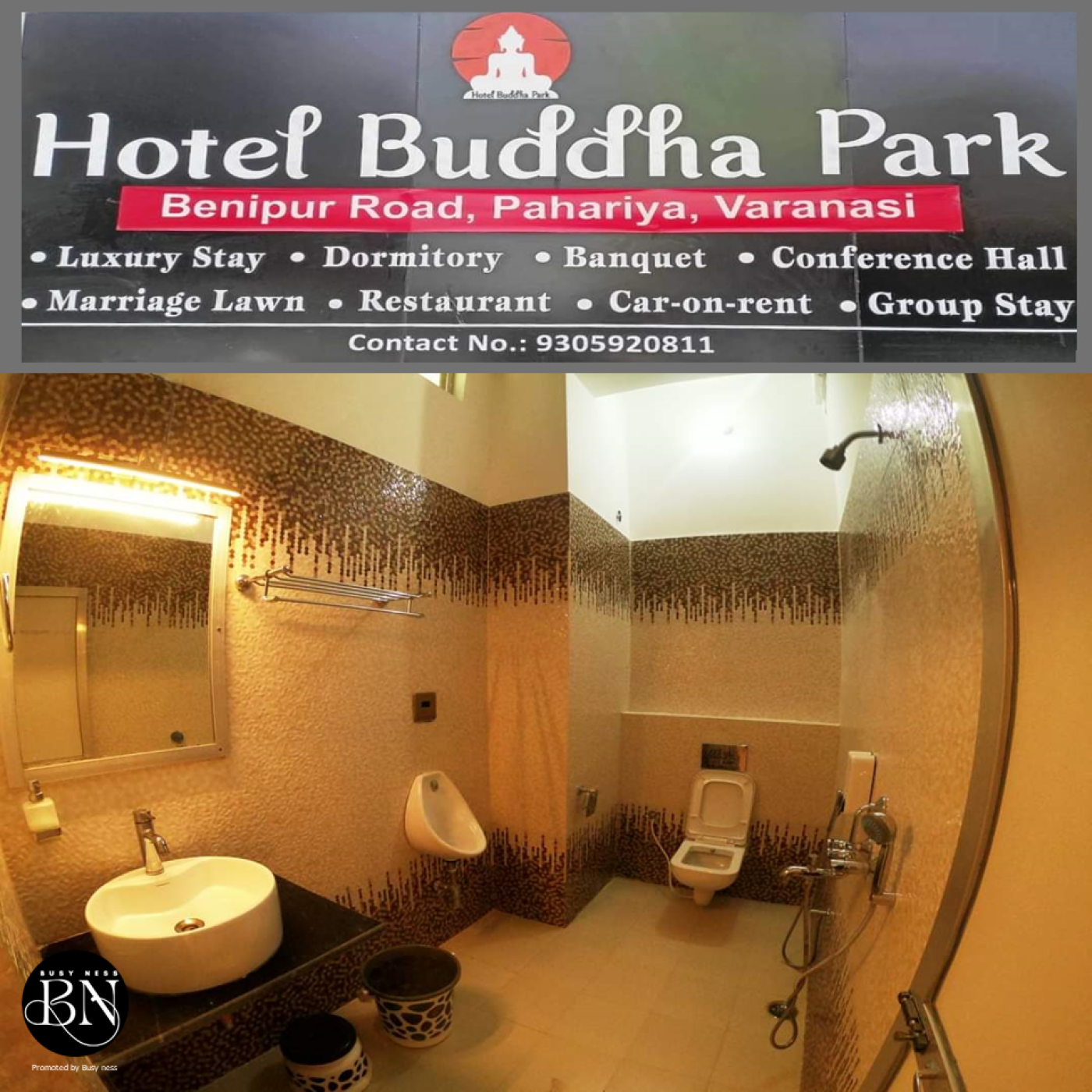 LUXURY ROOMS AT HOTEL BUDDHA PARK, PAHARIYA, VARANASI