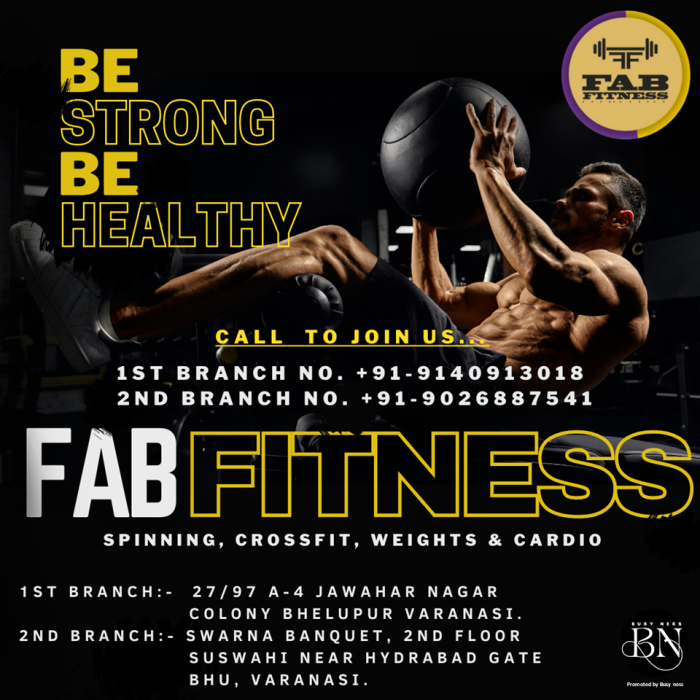 FAB FITNESS GYM BHELUPUR & SUSWAHI VARANASI